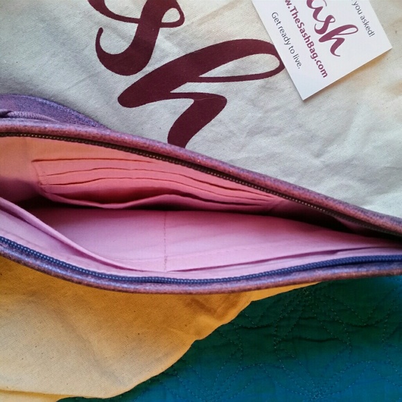 Dr. Who inspired Painted Sash Bag - Picture 5 of 5